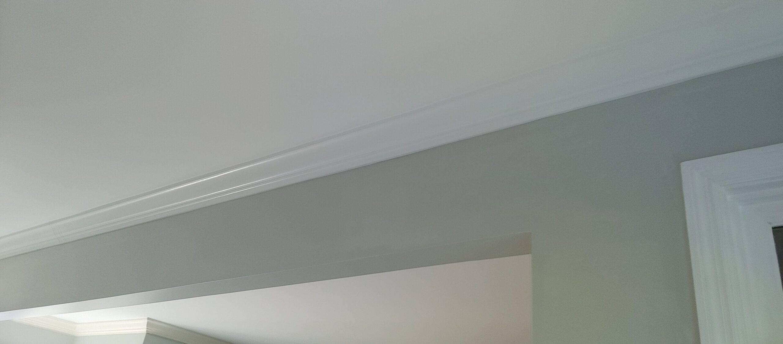 Drywall repair around support beam
